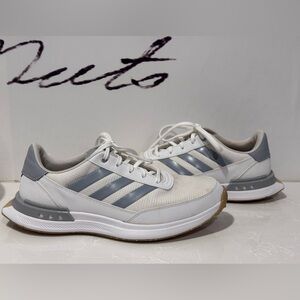 ADIDAS PERFORMANCE S2G 24 SPIKELESS GOLF SHOES MENS Size 9.5 WHITE & GRAY